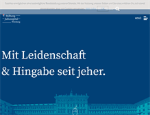 Tablet Screenshot of juliusspital.de